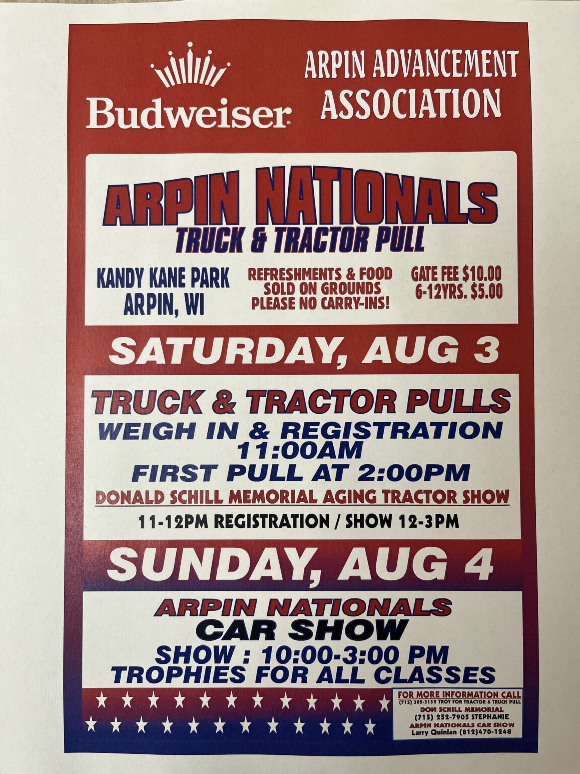 Arpin Nationals Truck & Tractor Pull Arpin Wisconsin Motor Events