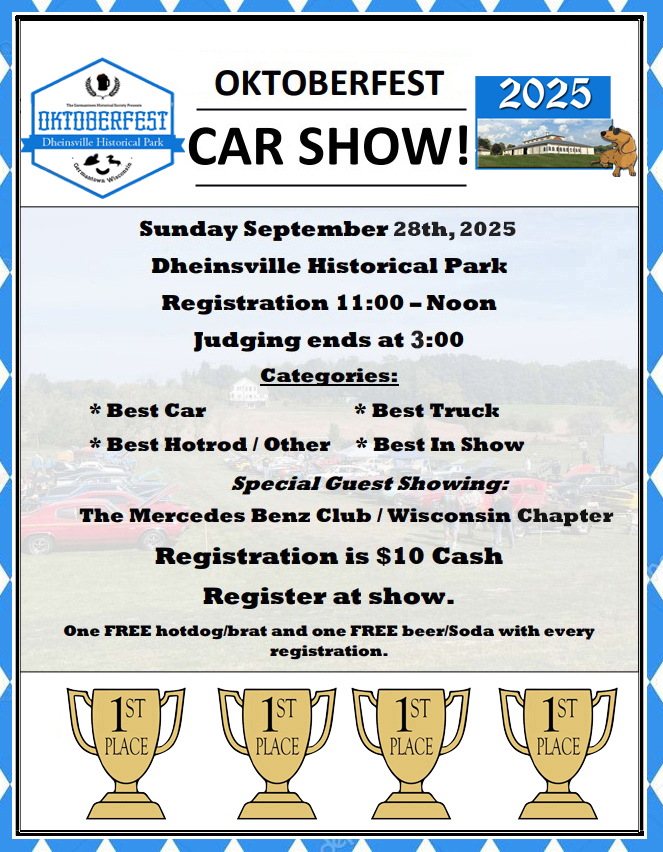 Oktoberfest Car Show – Germantown – 9/28/2025