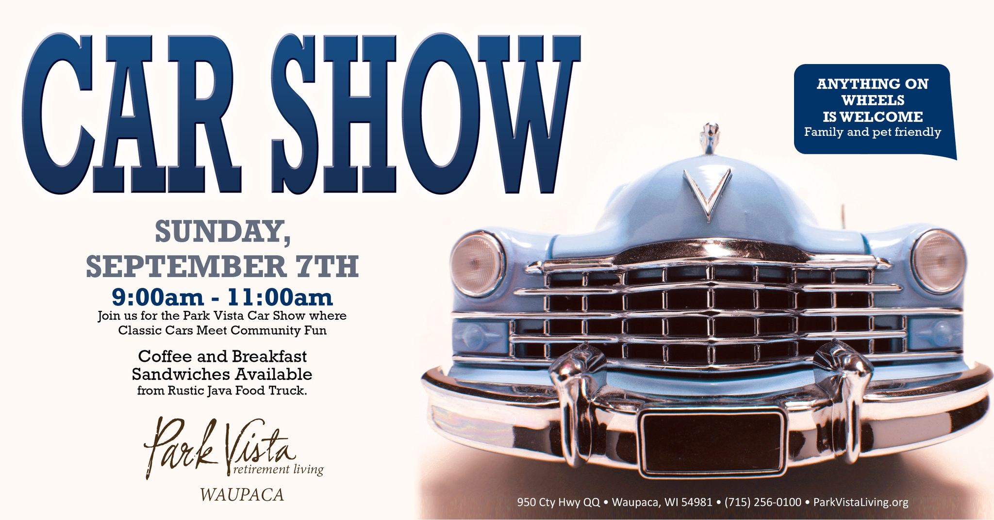 Park Vista Car SHow – Waupaca – 9/7/2025