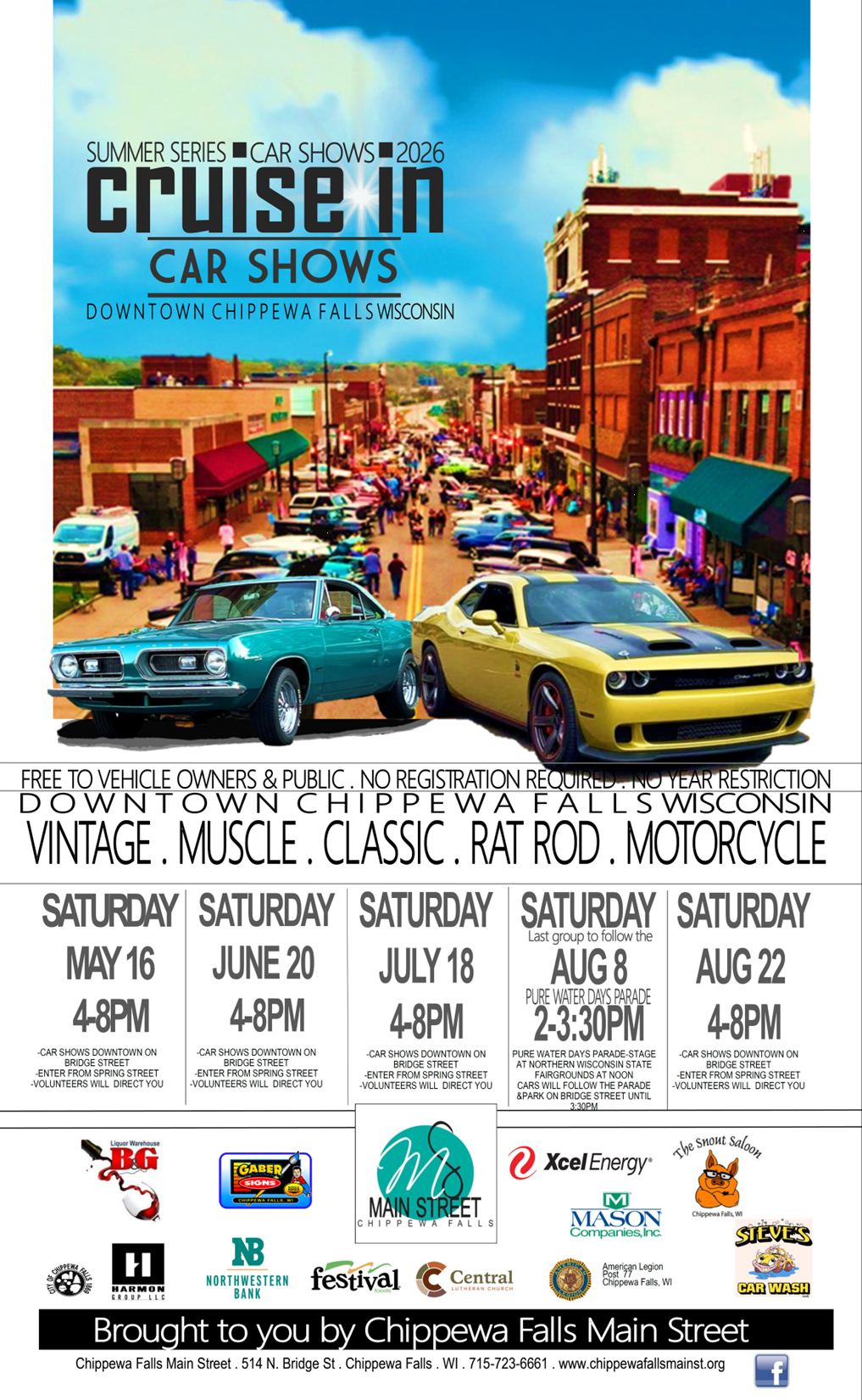 Cruise In Car Shows – Chippewa Falls