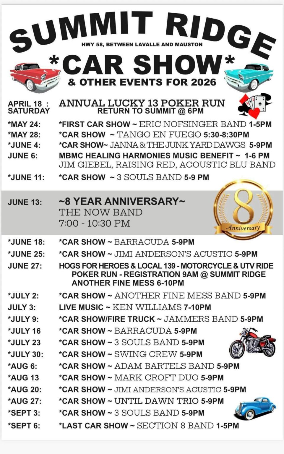 Summit Ridge Wi Summit Ridge - Wonewoc - Wisconsin Motor Events