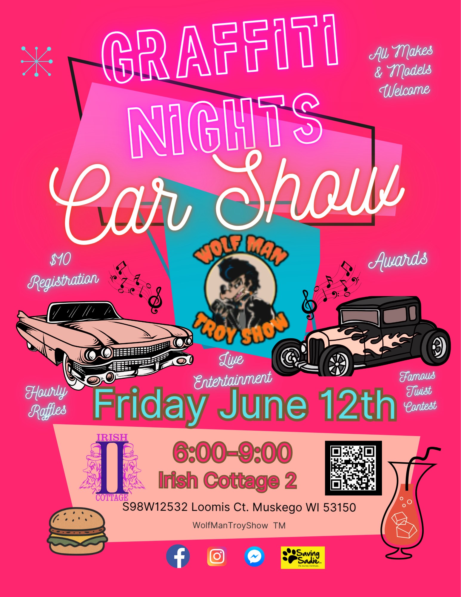 Graffiti Night Car Show – Muskego – 6/12/2026