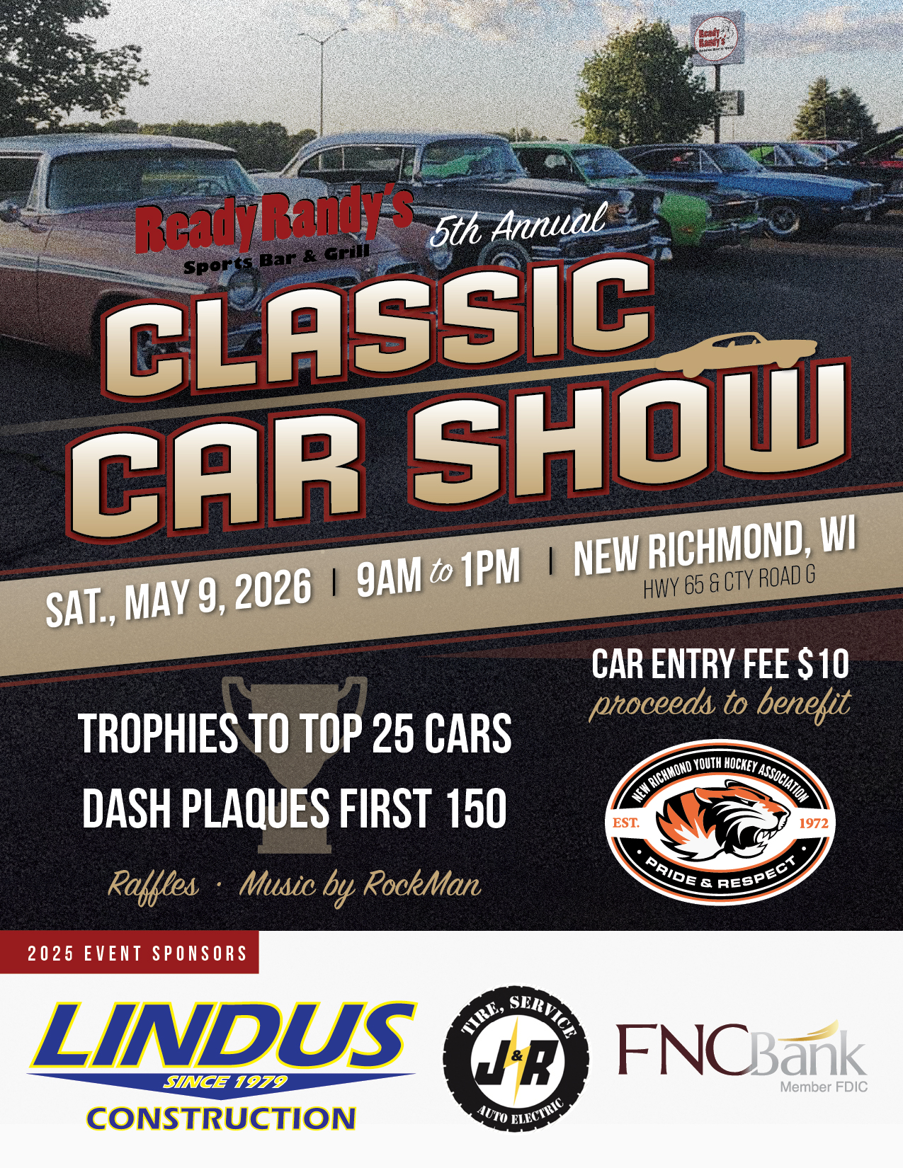 Ready Randy’s Classic Car Show – New Richmond – 5/9/2026