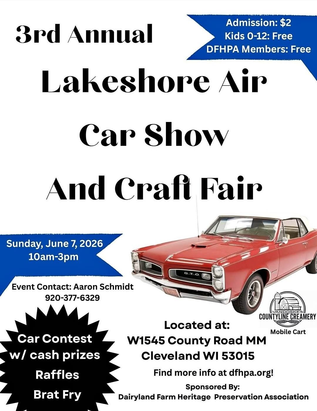 Lakeshore Air & Car Show – Cleveland – 6/7/2026