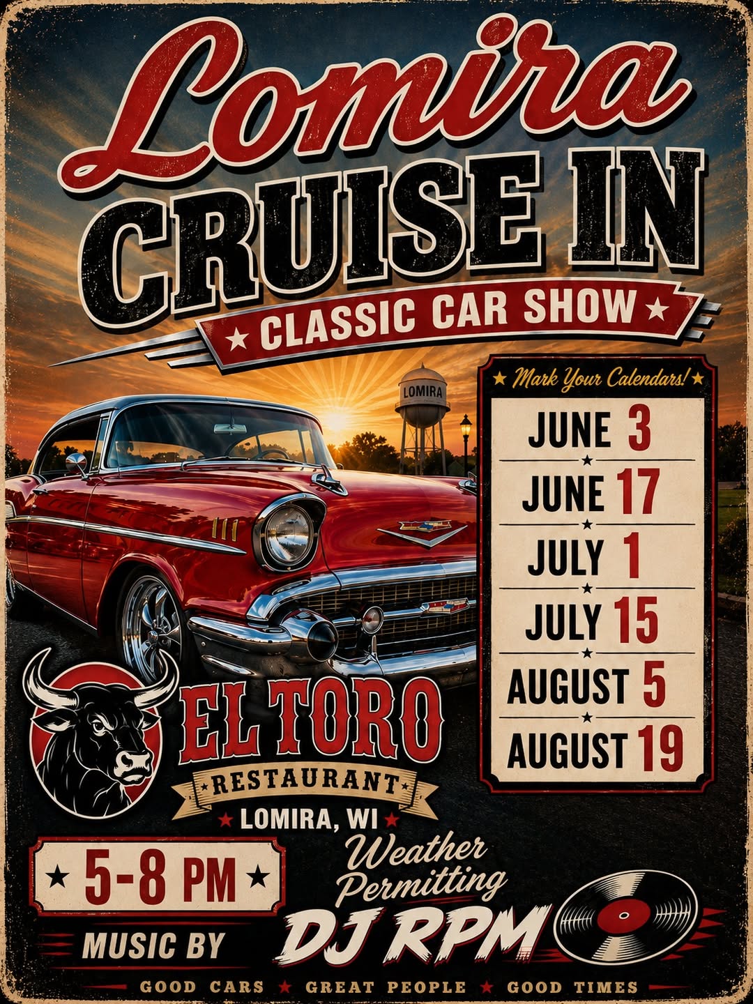 El Toro Cruise In – Lomira