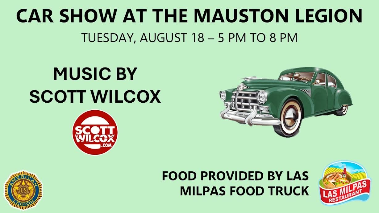 Car Show at the Mauston Legion – 8/18/2026