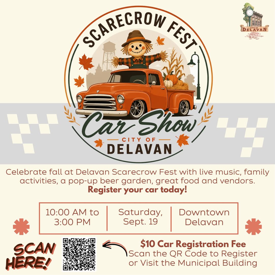 Scarecrow Fest Car Show – Delavan – 9/19/2026