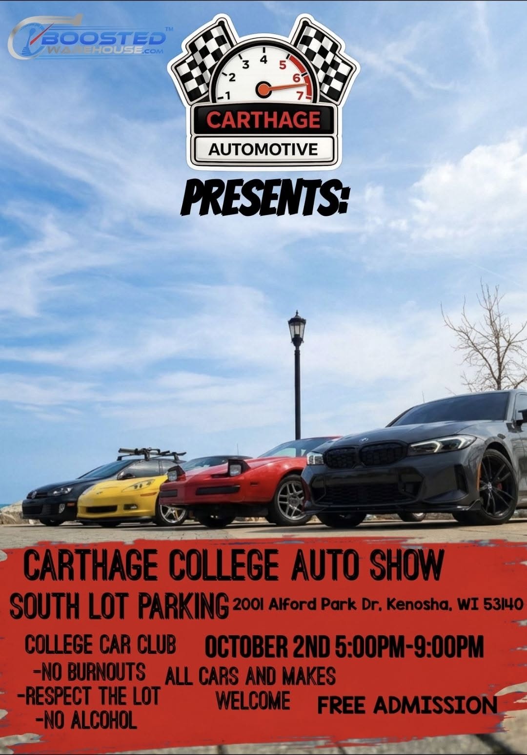 Carthage College Auto Show – Kenosha – 10/2/2026